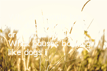 Why do people bark like dogs when they are bitten by dogs? What causes barking like dogs is mental illness, not rabies!