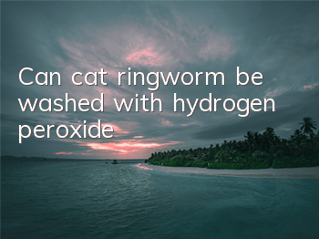TCan cat ringworm be washed with hydrogen peroxide?