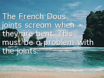 The French Dou's joints scream when they are bent. This must be a problem with the joints. What else are you thinking about?
