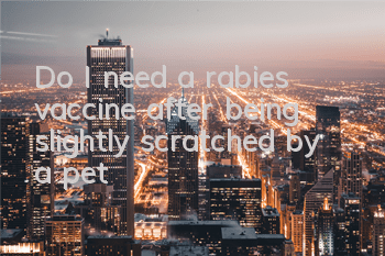 Do I need a rabies vaccine after being slightly scratched by a pet?