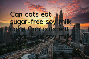 Can cats eat sugar-free soy milk cake? Can cats eat sugar-free soy milk cake?