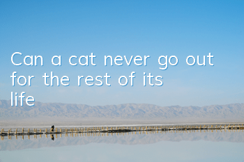 Can a cat never go out for the rest of its life?