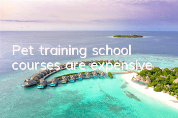 Pet training school courses are expensive