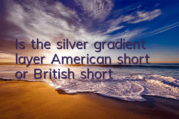 Is the silver gradient layer American short or British short?