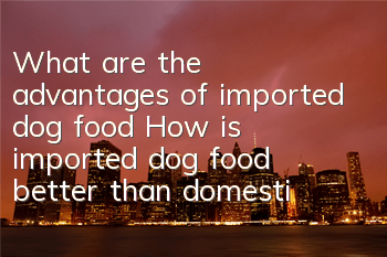 What are the advantages of imported dog food? How is imported dog food better than domestic dog food?