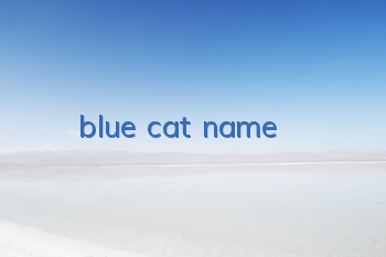 blue cat name
