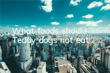 What foods should Teddy dogs not eat?