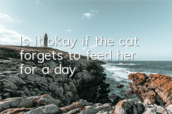 Is it okay if the cat forgets to feed her for a day?
