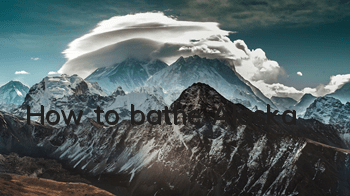 How to bathe Alaska?