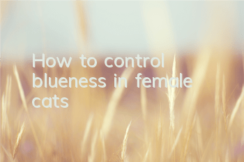 How to control blueness in female cats