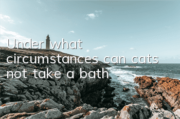Under what circumstances can cats not take a bath?